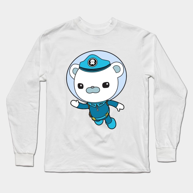 Captain Barnacles Long Sleeve T-Shirt by Laytle